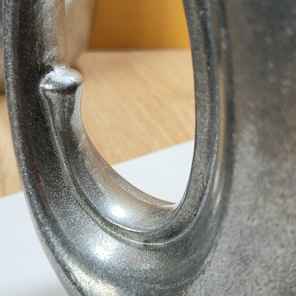 Set of 2 Vintage Wilton Armetale RWP Horn shaped Beer Stein Tankard Mug - Picture 4 of 11